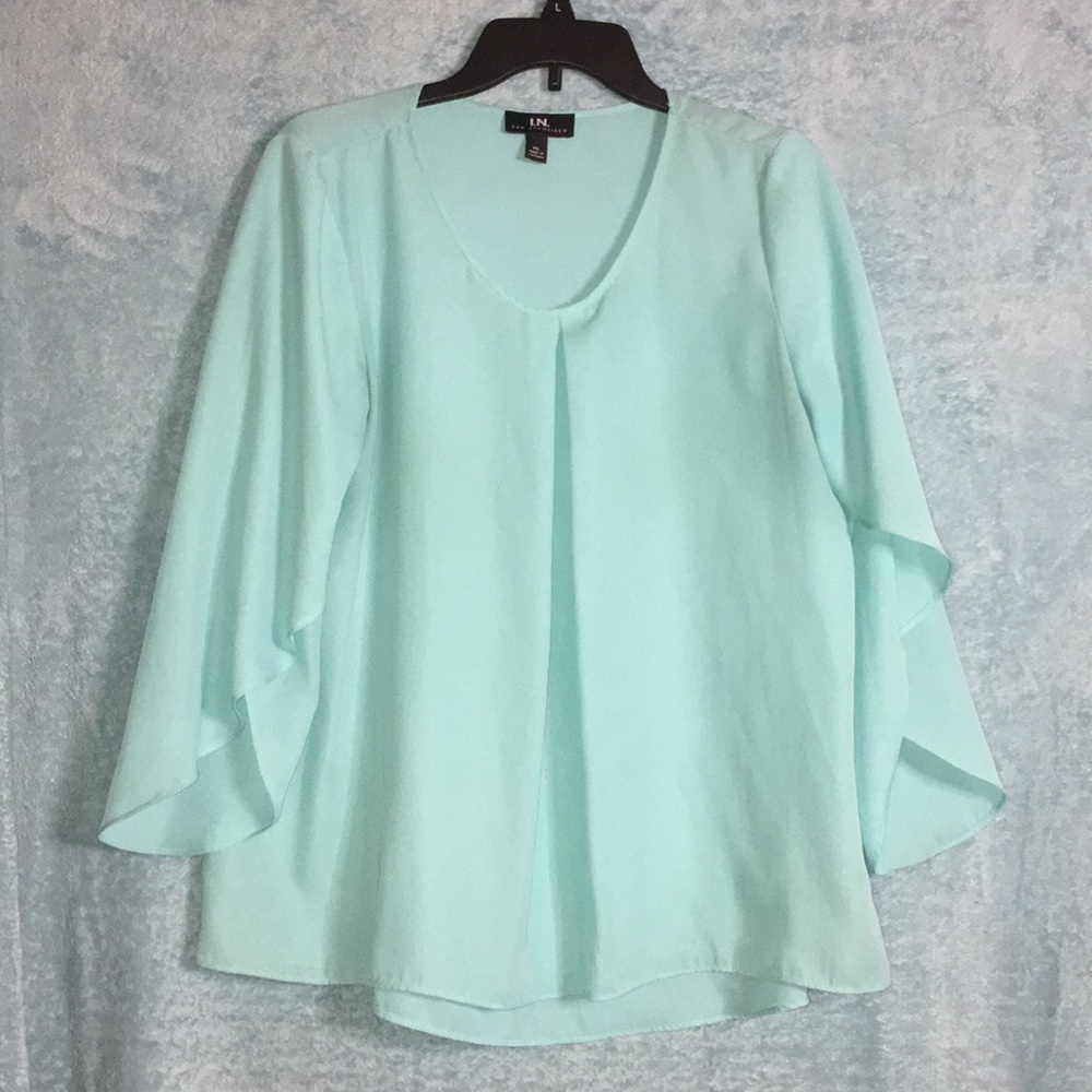 turquoise blouse XL